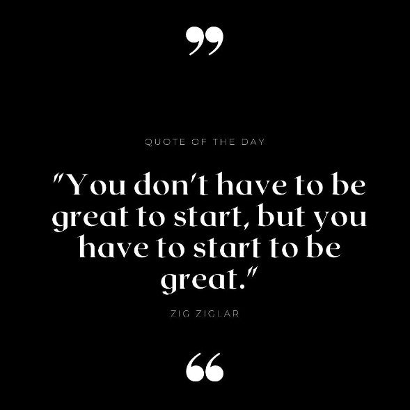 Start with greatness