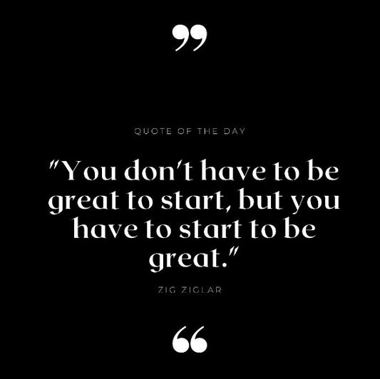 Start with greatness